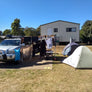 The Original Shockloc camping travel clothesline great for attaching to vehicles