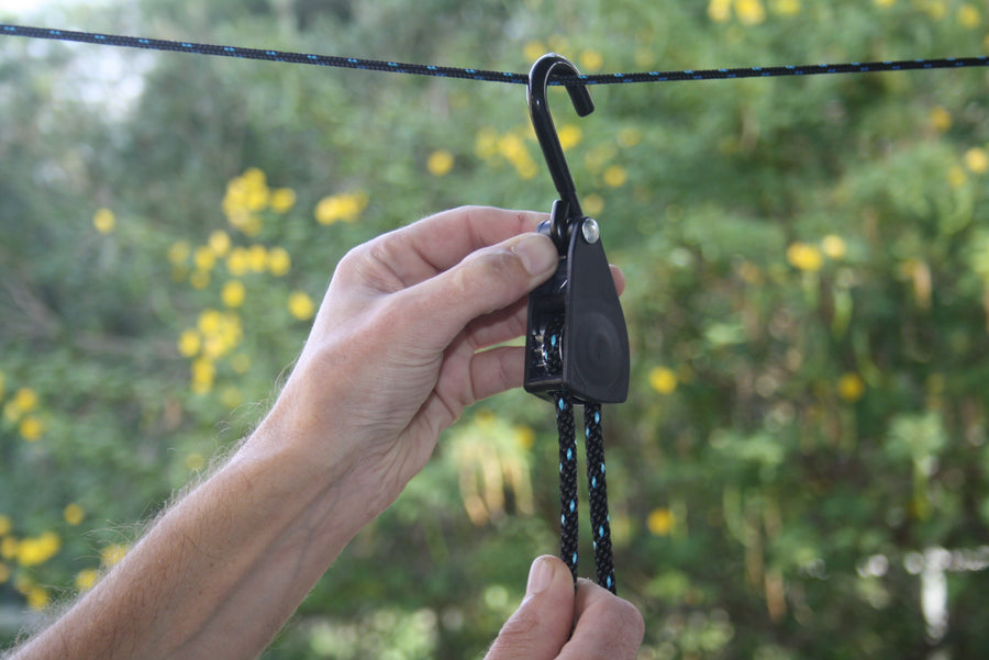 Premium Ratchet Rope Tie Down 6mm (1/4") x 2.4mtr